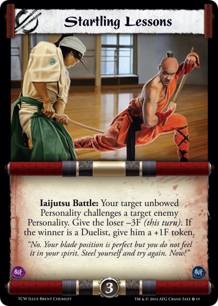 Startling Lessons
